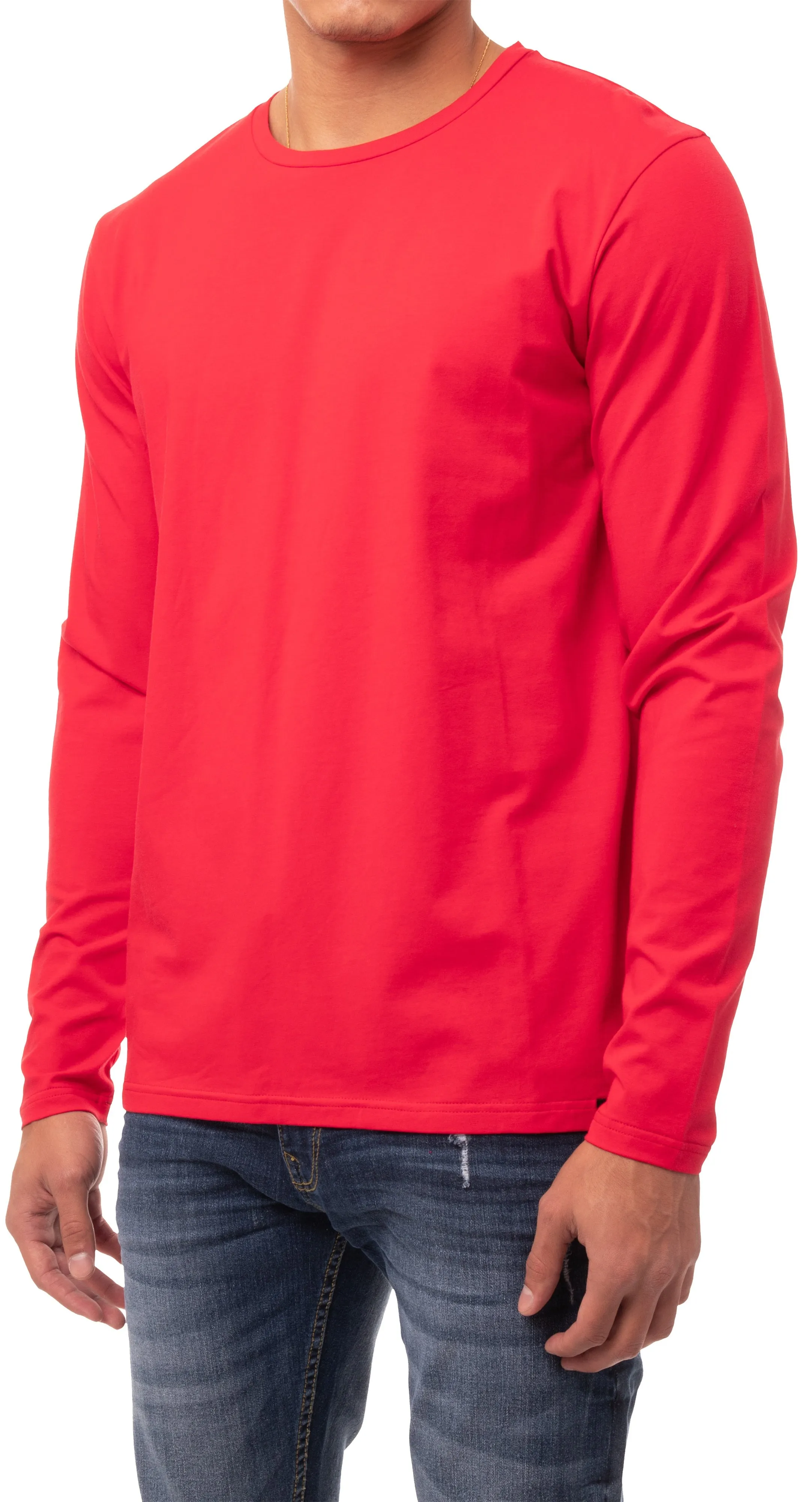 X RAY Men's Classic Long Sleeve Crewneck T-shirt