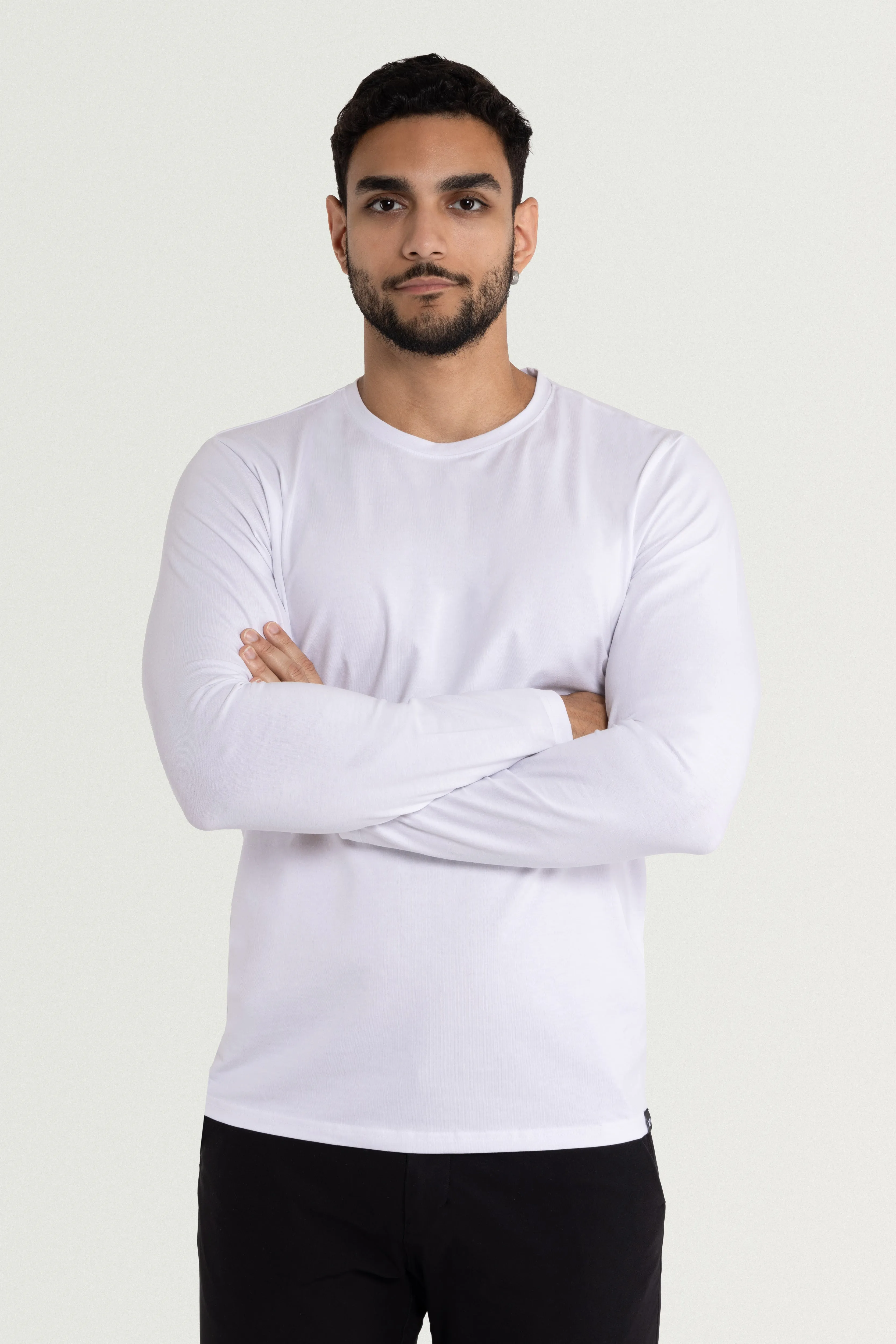 X RAY Men's Classic Long Sleeve Crewneck T-shirt