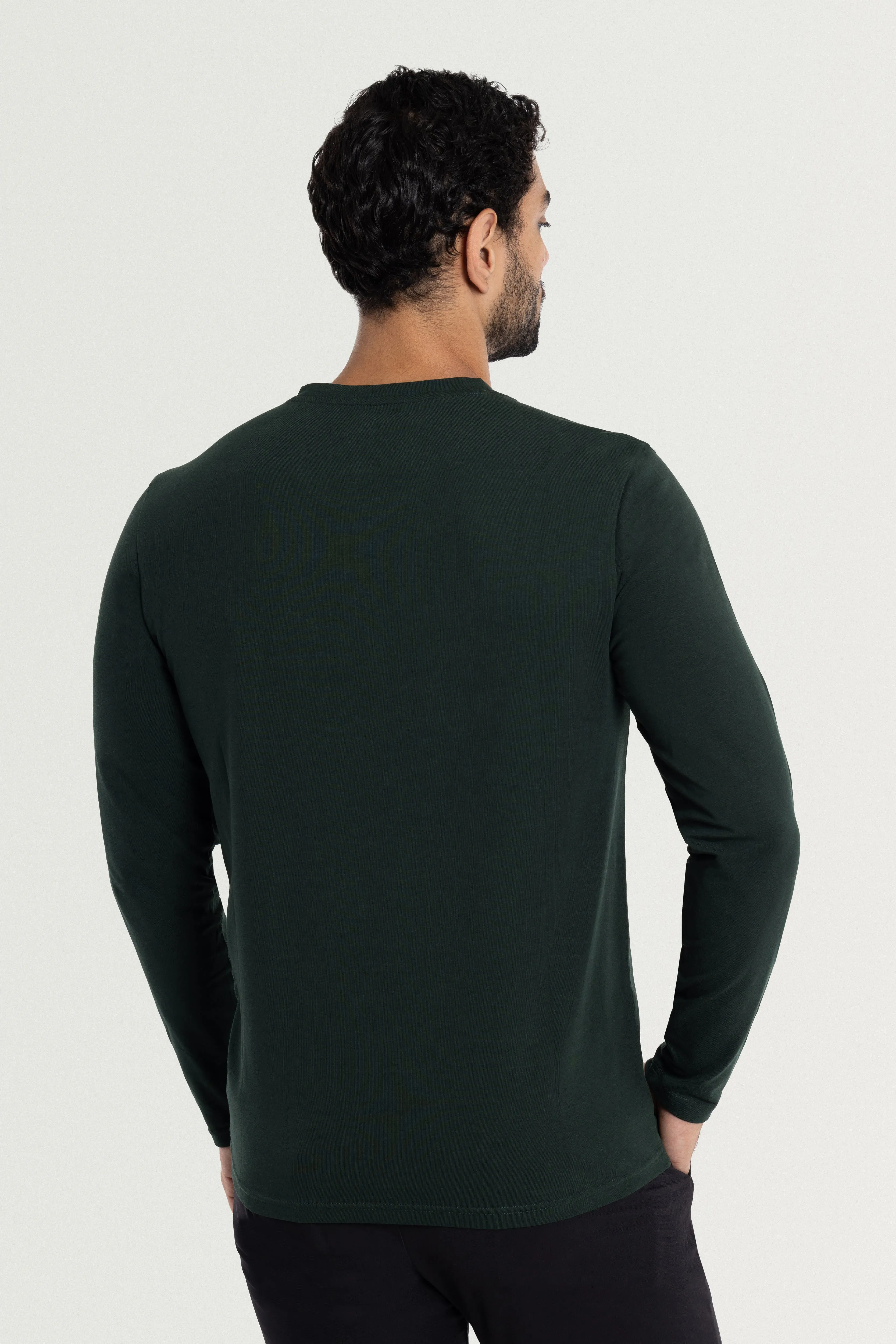 X RAY Men's Classic Long Sleeve Crewneck T-shirt