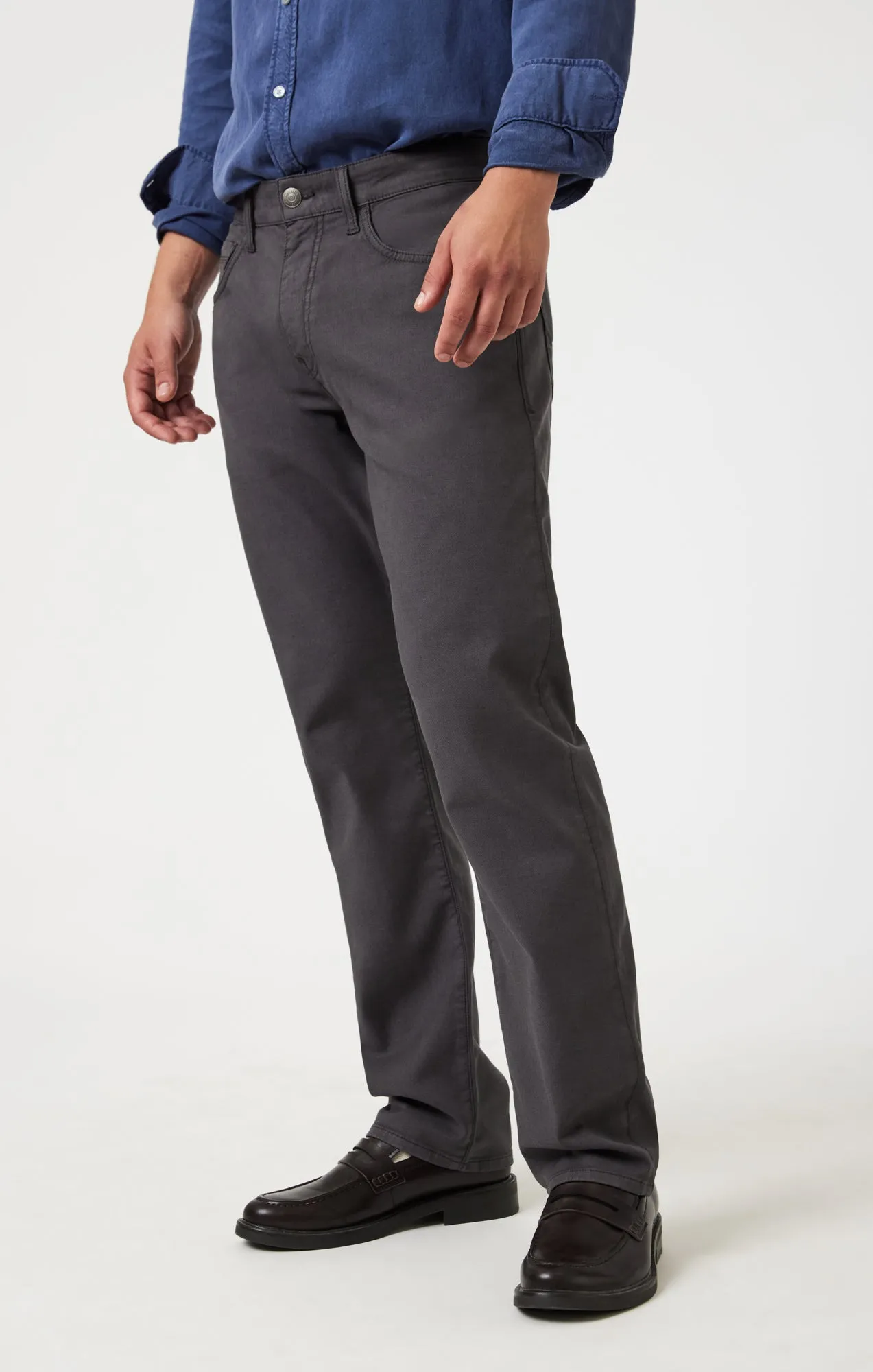 ZACH STRAIGHT LEG IN ASH LUXE TWILL